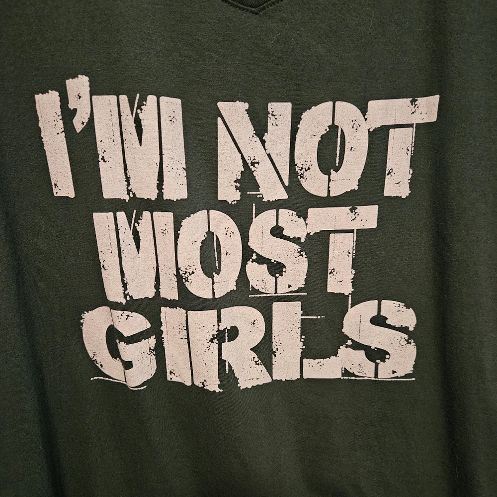 Women's V-Neck Graphic Tee "I'm Not Mist Girls"